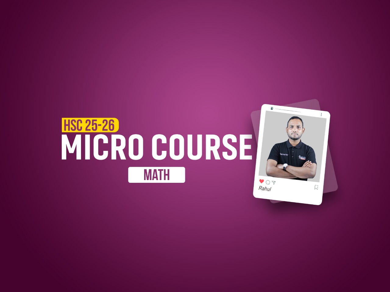 HSC 25-26 | Math | Micro Course